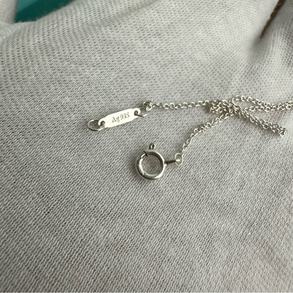 Tiffany Sterling Silver Heart Pendant Medium - Picture 6 of 9